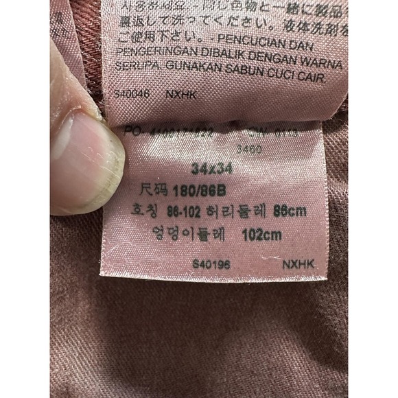 Levi's Men's Straight Jeans in Brick Red - Picture 2 of 13